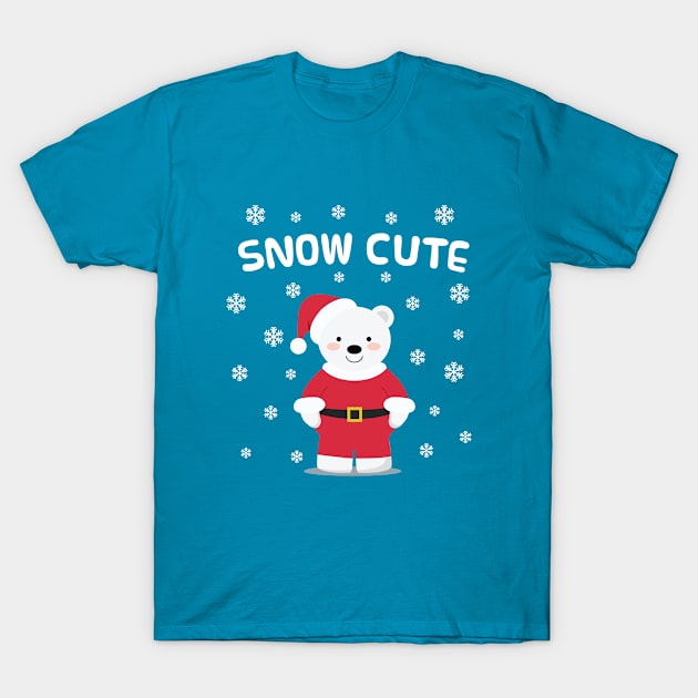 Christmas Santa Bear T-Shirt by The Gift Hub